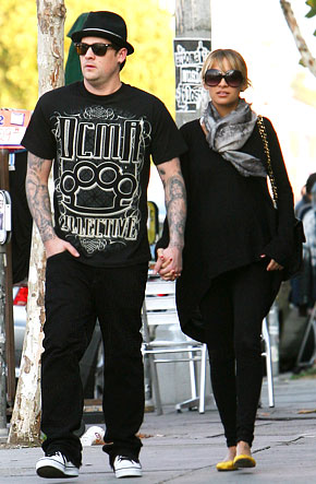 Joel Madden And Nicole Richie And Kids. Nicole amp; Joel go for a